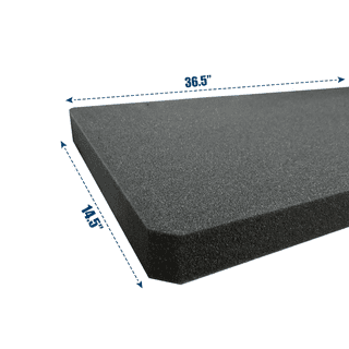 Foam Ninja Polyethylene Foam Sheet 12 x 16 x 1 Inch Thick - 2 Pack White -  Foam Inserts High Density Closed Cell PE Case Packaging Shipping