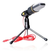 Condenser Microphone with Tri pod Stand for PC l aptop Computers Sound Studio Podcast Recording , Perfect for Chatting Skype MSN