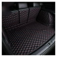 thumbnail image 2 of MPXBM Cargo Mat for Audi e-tron 2019 2020 2021 2022 2023 2024, Trunk Mat Leather Full Coverage All Weather Waterproof Protection Car Accessories,(Black-Red), 2 of 5