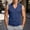 Navy, variant on Mens Workout Tank Tops Sleeveless T Shirts V Neck Quick Dry Tops Cut off Muscle Shirts Gym Running Tee