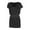Black, variant on Besolor Swimsuit Coverup for Women Knit Crochet Hollow out Beach Dress Short Sleeve V Neck Cover up Dresses Swimwear