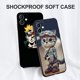 thumbnail image 3 of Para Samsung Galaxy A04 Caso Del Teléfono Cubierta Trasera De Silicona Suave Protectora Negro Tpu Gato Lindo Patrón De La Muchacha De Dibujos Animados, 3 of 4