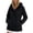 Black, variant on Windbreaker Jacket Women Spring Fall Long Sleeve Windproof Waterproof Zip Up Hooded Travel Hiking Jackets with Pockets