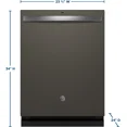 thumbnail image 2 of GE Fingerprint Resistant Top Control with Stainless Steel Interior Dishwasher with Sanitize Cycle GDT650SMVES, 2 of 4