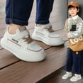 thumbnail image 3 of Zapatillas de deporte para niños, zapatillas de deporte para niños, zapatillas de estudiante de primavera y otoño, zapatos blancos, zapatos casuales para niños con suela gruesa que combinan con todo, 3 of 6