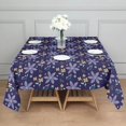 thumbnail image 5 of 42x42 Inch Waterproof Square Tablecloth, Thickened Polyester Table Cover for Dining & Parties, Floral Print, 5 of 6