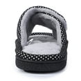 thumbnail image 2 of Women Adjustable Arch Support Slippers, Memory Foam Fuzzy Open Toe Velcro Flat Slides, 2 of 8