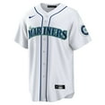 thumbnail image 2 of Men's Nike Cal Raleigh White Seattle Mariners Home Replica Jersey, 2 of 3