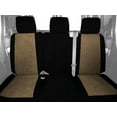 thumbnail image 2 of CalTrend Rear 60/40 Split Bench SuperSuede Seat Covers for 2021-2023 Chevy/GMC Tahoe|Suburban|Yukon - CV630-06SP Beige Insert with Black Trim, 2 of 3
