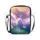 thumbnail image 2 of Bolso bandolera con estampado de caballos para mujer y niña | Correa ajustable | Poliéster ligero | Mochila escolar y de viaje con múltiples compartimentos, 2 of 7