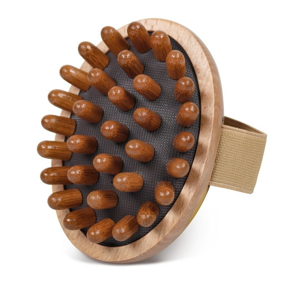Wooden Scalp Brush Massage Body Tools, Wood Massager for Head Hair Growth Belly Fat Cellulite Multi Functional Air Cushion Massager for Men Women Elder