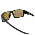 thumbnail image 5 of Islander Eyes Belize Polarized Sunglasses for Men or Women Sporty Wraparound Black Frame w/ Blue Mirror Lens, 5 of 6