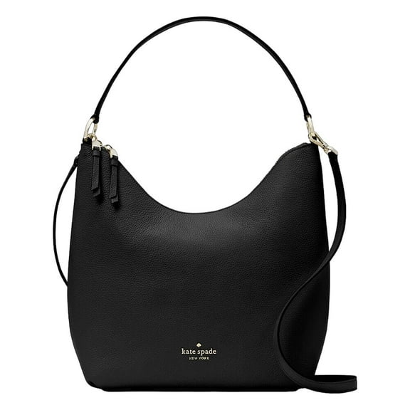 Kate Spade New York Zippy Pebbled Leather Shoulder Bag Black