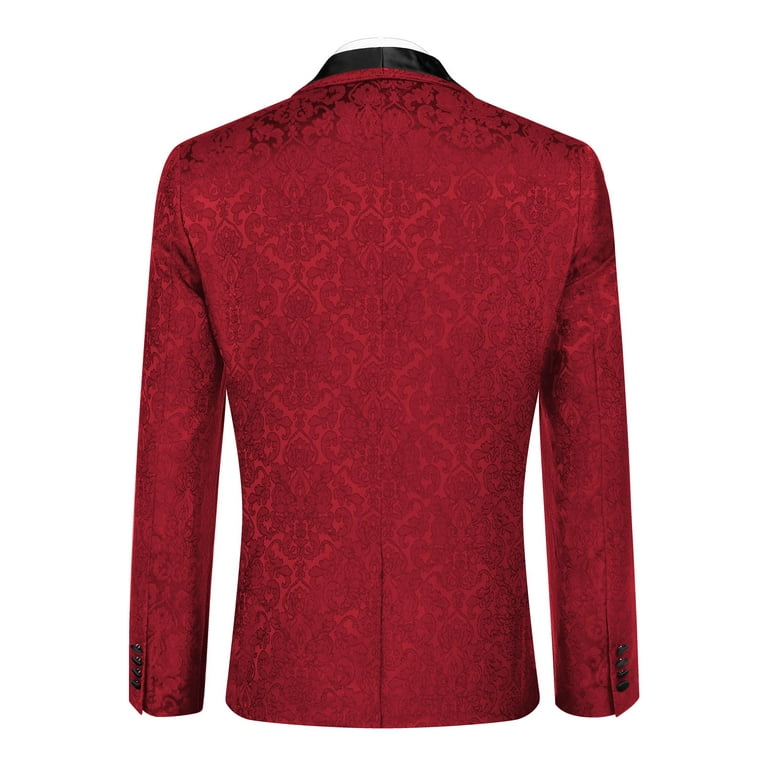 Buy COOFANDY Men's Floral Tuxedo Suit Jacket Slim Fit Dinner Jacket 500x660 1