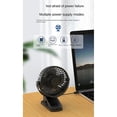 thumbnail image 6 of 3-Speed 1200mAh Portable Clip-On Oscillating Fan, 6 of 6