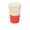 Red, variant on Reusable Plastic Coffee Cup, Portable Water Cup, Outdoor Travel Breakfast Cup with Straw Lid, Food-Grade Material, Easy to Clean, Multi-Color Options, 12.5x8.7x8.7cm