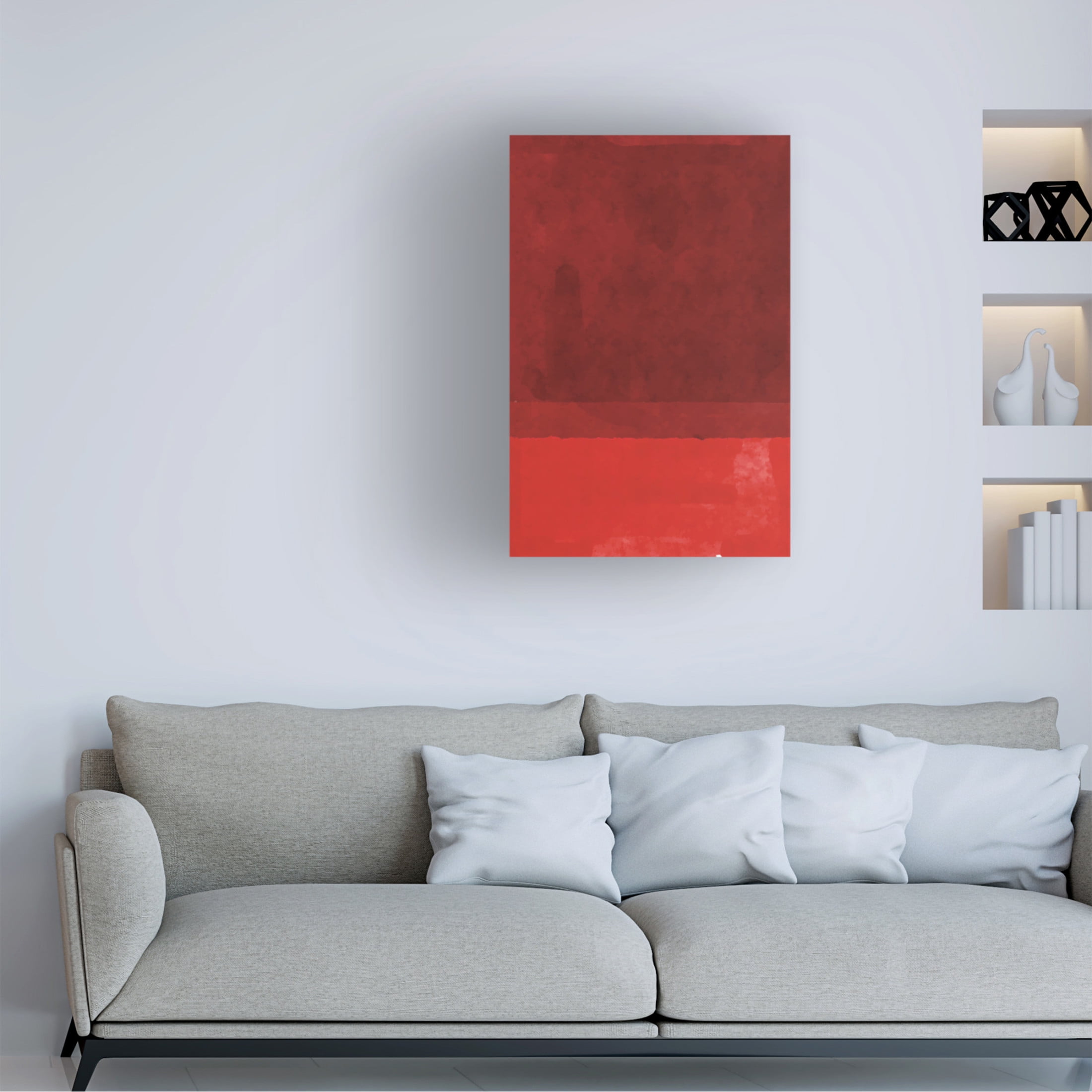 Trademark Fine Art jay stanley Minimal Watercolor 2 Canvas Wall Art