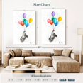 thumbnail image 4 of Elephant Stock The Koala And The Balloons Wall Art - Vertical Canvas Wall Art - Living Room Wall Decor - Animal Canvas - White And Pink Decor By Ashvin Harrison - 32" x 48", 4 of 8