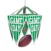 Beistle 11 1/2"" x 17 1/2"" Game Day Pennant Chandelier Green/White 4/Pack 50127