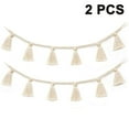 thumbnail image 1 of 2 uds macramé tapiz colgante de pared flecos guirnalda Banner tejido de algodón decoración de pared para decoración de casa Bohemia, decoración de habitación de niños Adepaton 2034810, 1 of 9