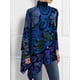 thumbnail image 2 of Blusa de talla grande con dobladillo Irregular para mujer, camiseta de manga larga Retro a la moda, Top asimétrico suelto informal de cuello alto, Otoño e Invierno, 2 of 5