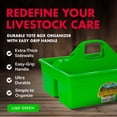 thumbnail image 3 of Little Giant DuraTote Box Organizer with 2 Compartment & Grip Handle, Green, 3 of 8