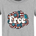 thumbnail image 3 of Qopobobo Toddler Girl Tees Girls Tee Shirts Unisex Kids American Flag Short Sleeve T-Shirts Boys Girls 4th of July Patriotic Crew Neck Pullover Tops White,8-10 Years, 3 of 3