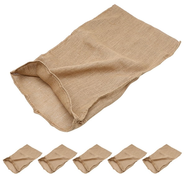 Bolsas de arpillera de 6 piezas para papas Bolsas de carreras reutilizables para niños para niños Bolsas de arpillera Almacenamiento para inundaciones para vegetales