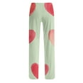 thumbnail image 4 of Valentines Pajamas Pant for Women Holiday Elastic Waist Cute Valentine's Day Pajama Pants Comfy Drawstring Sleepwear Long Pajamas Pants, 4 of 4