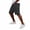 Black, variant on Lpmadey Baggy Jeans for Men Mid Waist Vintage Summer Denim Shorts Wide Leg Street Style Y2K Hip Hop Casual Pants