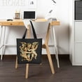 thumbnail image 2 of GOSMITH Shoulder Bag Women's Canvas Tote Bag Angelic Cherubs & Doves 14.1x15.7in, 2 of 6