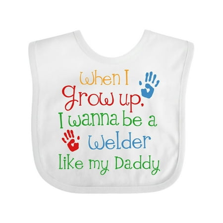 

Inktastic Welder Like Daddy Gift Baby Boy or Baby Girl Bib