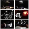 thumbnail image 3 of 23pcs Led Car Light Bulb T10 Interior Map Dome Trunk License Plate Lamps Kit Ultra-thin Shape White Lights As shown, 3 of 9