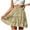 Yellow Womens Mini Skirts Clearance, variant on OSFVNOXV Mini Skirts for Juniors 2025 Boho Summer A-Line Pleated Skirt Casual Elastic High Waist Tiered Ruffle Flowy Cute Mini Skort Clearance