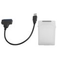 thumbnail image 3 of Adaptateur de Disque Dur, 5Gbps 4 To Interface Haute Vitesse Boîte de Protection SSD pour HDD 7-12.5mm Blanc, Gris, Bleu, Rouge, Vert, 3 of 7
