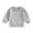 Gray, variant on Musuos Toddler Baby Boys Sweatshirts 6 12 18 24M 3T Long Sleeve Crewneck Solid Color Pullover Fall Tops