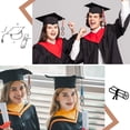thumbnail image 5 of 1 caja de 8 juegos de dijes con foto de graduación, dijes para birretes de graduación 2024, dijes con foto conmemorativa personalizada, dijes de borlas de graduados plateados, 5 of 5