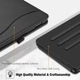 thumbnail image 5 of Case for Amazon Fire HD 10/Fire HD 10 Plus 11th Generation 2021 Multi-Angle Stand Cover with Pocket Auto Wake/Sleep, Only Compatible with 11th Generation 2021 Release, Black, 5 of 9