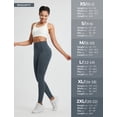 thumbnail image 7 of baleaf Women's Thermal Warm Winter leggings Fleece lined Pants Waterproof High Waisted with Pockets Outdoor Workout Running Tights Dark Gray L, 7 of 7