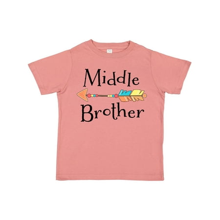 

Inktastic Middle Brother- Arrow Gift Toddler Boy Girl T-Shirt