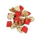 thumbnail image 2 of Anillos Para Velas Navideñas, Coronas, Hojas De Arce, Anillos Para Velas Para Porche, Estilo Granja, Color Rojo, 2 of 9