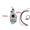 thumbnail image 3 of CARBURETOR FOR YAMAHA BREEZE 125 1989-2004 YAMAHA TIMBERWOLF YFB250 1992-2000 YAMAHA MOTO 4 YFM225 1986-1988 YAMAHA GRIZZLY YFM125 2004-2013 DIRECT FIT CA37, 3 of 3