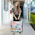 thumbnail image 4 of Zipper Binder Watercolor Floral Clipart 1.5 Inch Binder Folder Bag with Shoulder Strap and Handle, 4 of 8