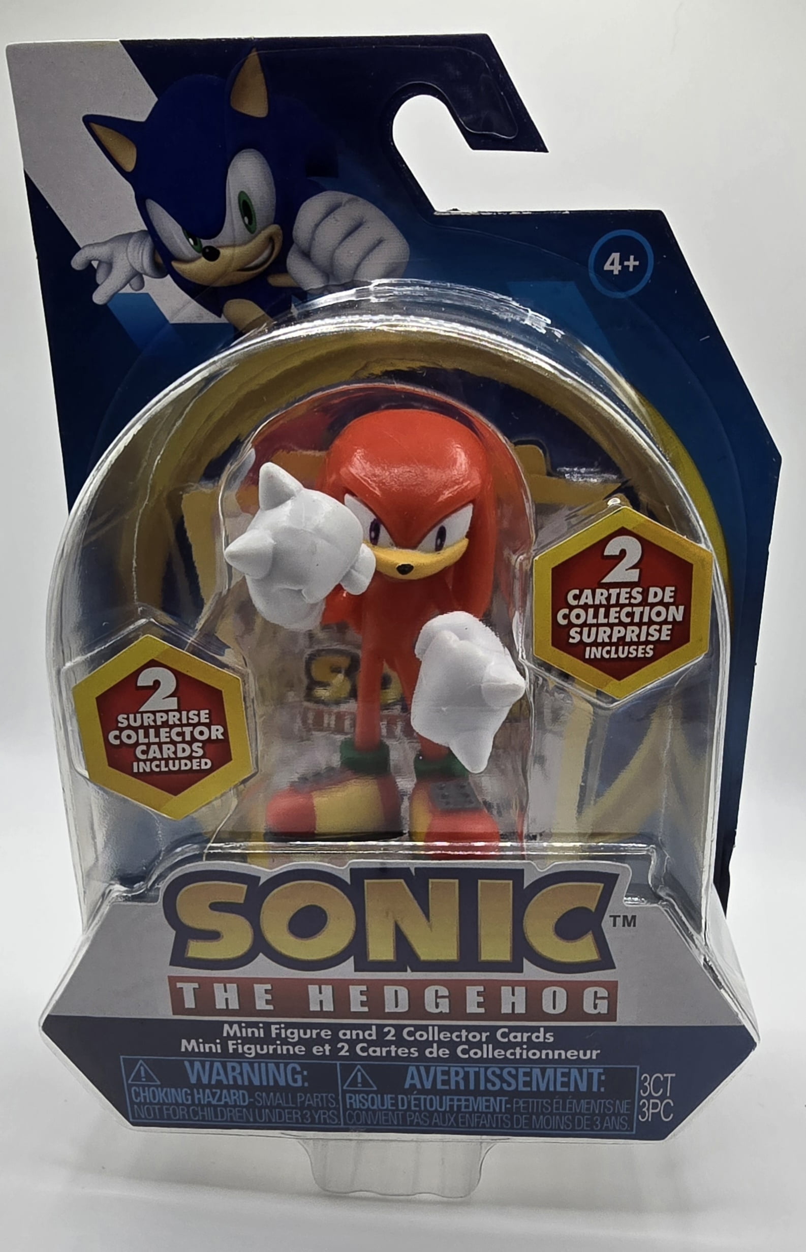 Sonic the Hedgehogのフィギュアコレクショコレクションカード付き Sonic the Hedgehog mini figure and 2 collector cards (tails