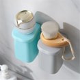 thumbnail image 2 of XZNGL Wall Mount Toothbrush Holder Magnetic Wall Mount Gargle Cup Rack Lovers Family Set Toothbrush Holder, 2 of 7