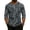 Dark Gray006, variant on Mens 3/4 Sleeve Tops Comfort Geometic Print Raglan Henley Shirt Relaxed Fit Street Shirts 2026 Spring Top Blue M