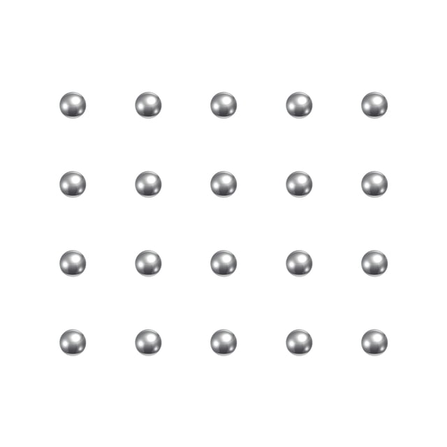 Unique Bargains Billes de Roulement en Acier Inoxydable 420 de 3/32 Pieds G100 de Précision, Lot de 200