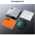 thumbnail image 7 of K&F Concept 55mm Black Diffusion 1/2 Filter Mist Cinematic Effect Filter with 18 Multi-Layer Coatings for Video/Vlog/Portrait Photography (K-Series), 7 of 7