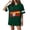 Dark Green Short Sleeve, variant on Soccer Jersey for Women Short Sleeve Football Vocation Shirts Crew Neck Summer Soccer Ball Graphic 2026 Tops Spain Brazil Argentina France Germany Portugal White XL