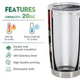 thumbnail image 4 of Taza de café Travel Tumbler Oasisdream de acero inoxidable de 600 ml, 4 of 6
